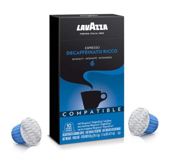 10 Units - Lavazza Decaffeinato Nespresso Capsules