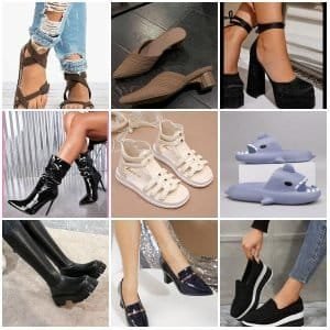 21 Units of Mixed Shoes