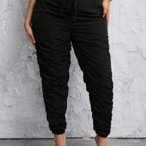 Lune Plus Allover Print Batwing Sleeve Belted Dress