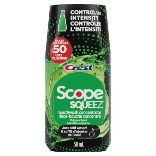 Scope Squeez Mouthwash Concentrate, Original Mint Flavour, 50 mL