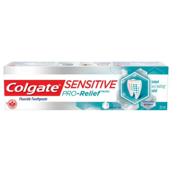 Colgate Sensitive Pro-Relief Toothpaste, Trial Size, 22 mL