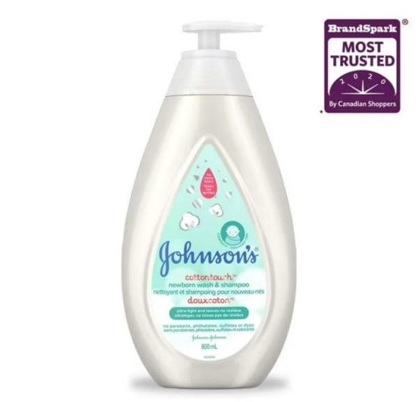 Johnson's Baby, Cottontouch, Newborn Wash & Shampoo, 800 mL