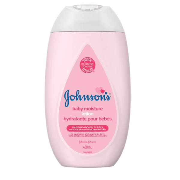 Johnsons Baby Lotion - Coconut Oil Body Moisturizer - Dry Skin - Baby Skin Care Product - 400 mL, Fragrance Free, 400 ML