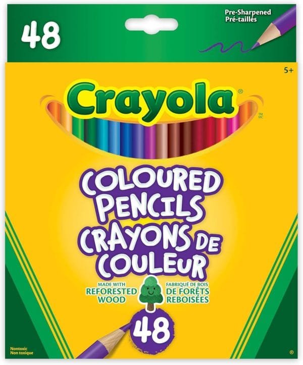 Crayola 48 Coloured Pencils Arts & Crafts
