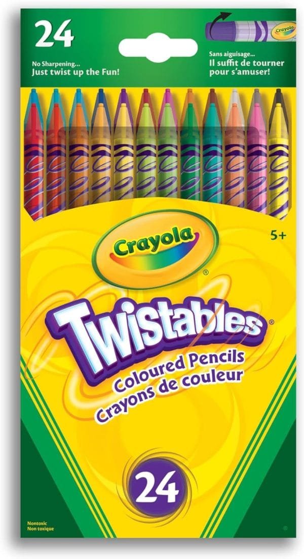 Crayola 24 Twistables Coloured Pencils Arts & Crafts