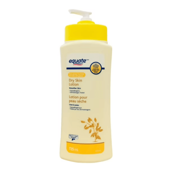Equate Pure Oat Extract Dry Skin Body Lotion, 725 mL