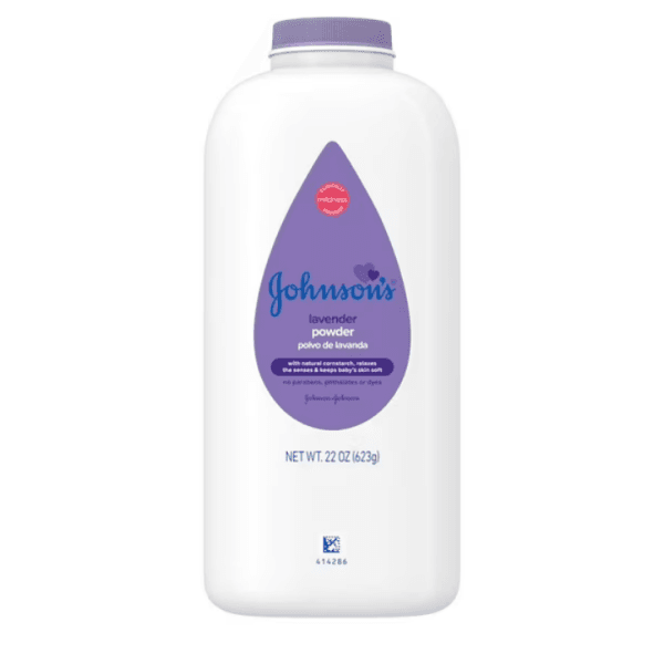 Johnson's Baby Powder, Lavender Cornstarch, 623 g