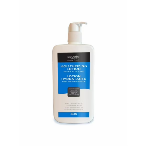 Moisturizing Lotion with Ceramides and Hyaluronic Acid, Moisturizing lotion,Dermatologist Approved.