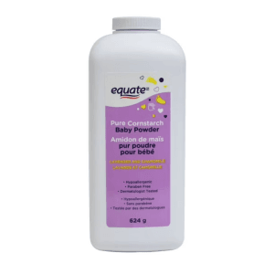 Equate Pure Cornstarch Baby Powder - Lavender and Chamomile, 624g