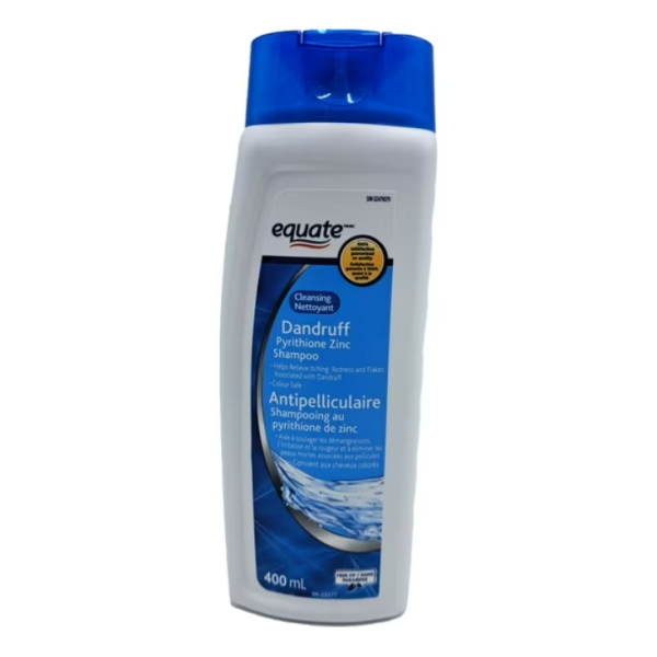 Equate Cleansing Dandruff Pyrithione Zinc Shampoo, 700 mL