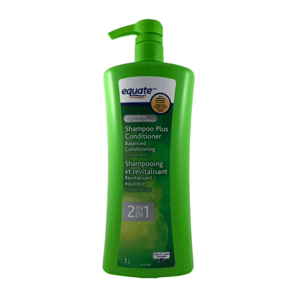 Equate Balanced Conditioning 2 in 1 Shampoo & Conditioner, 1L