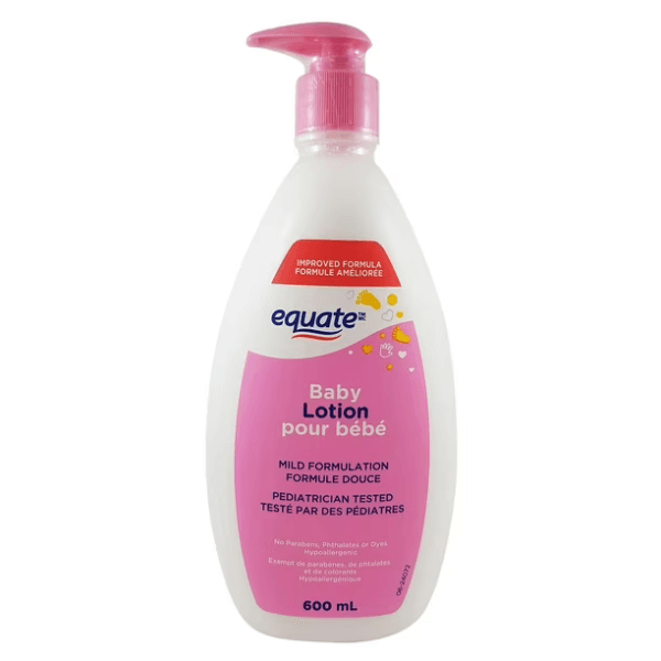 Equate Baby Lotion, 600mL, Baby Lotion