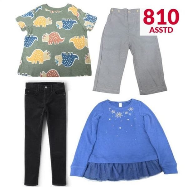 810 units of Clothing & Accessories