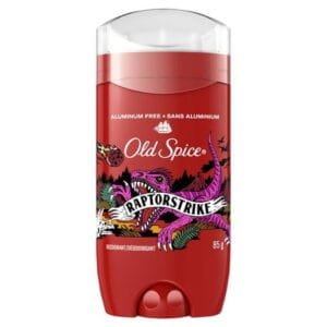 Old Spice Aluminum Free Deodorant for Men, Raptorstrike, 48 Hr. Protection, 85G