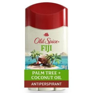 Old Spice Men's Antiperspirant & Deodorant Fiji with Palm Tree, 24/7 Sweat Protection, 73 g