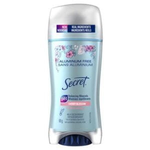 Secret Aluminum Free Deodorant, Cherry Blossom, 68 g