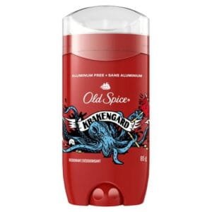 Old Spice Aluminum Free Deodorant for Men, 24/7 Freshness, Long Lasting Odor Protection, Legendary Fragrance, Krakengard, Deep Ocean Scent, 85 g