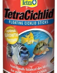 Tetra Cichlid Floating Fish Food Sticks, 160g