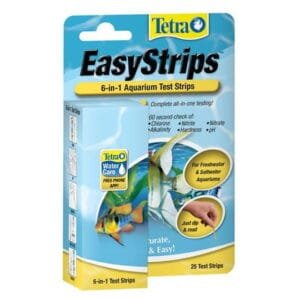 Tetra EasyStrips 6-in-1 Aquarium Test Strips, 25 count