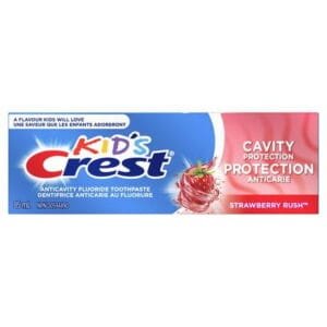 Crest Kid's Anticavity Cavity Protection Fluoride Toothpaste, Strawberry Rush, 85 mL