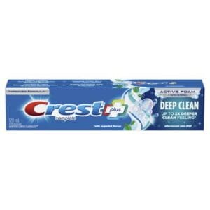 Crest Complete Whitening Plus Deep Clean Toothpaste, 120 mL