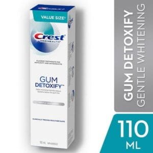 Crest Gum Detoxify Gentle Whitening Toothpaste, 110 mL