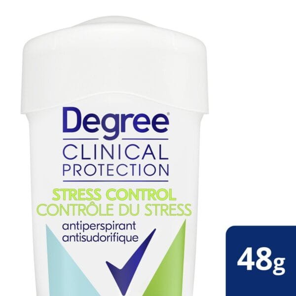 Degree Women Clinical Stress Control Antiperspirant, 48 g